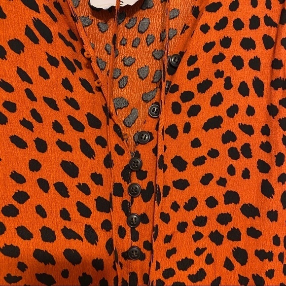 NWT Forever 21 Leopard cheeta animal print romper size small fits up to medium - Picture 5 of 5